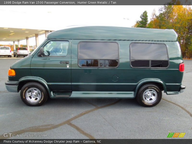Hunter Green Metallic / Tan 1998 Dodge Ram Van 1500 Passenger Conversion