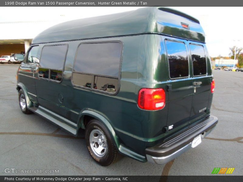 Hunter Green Metallic / Tan 1998 Dodge Ram Van 1500 Passenger Conversion