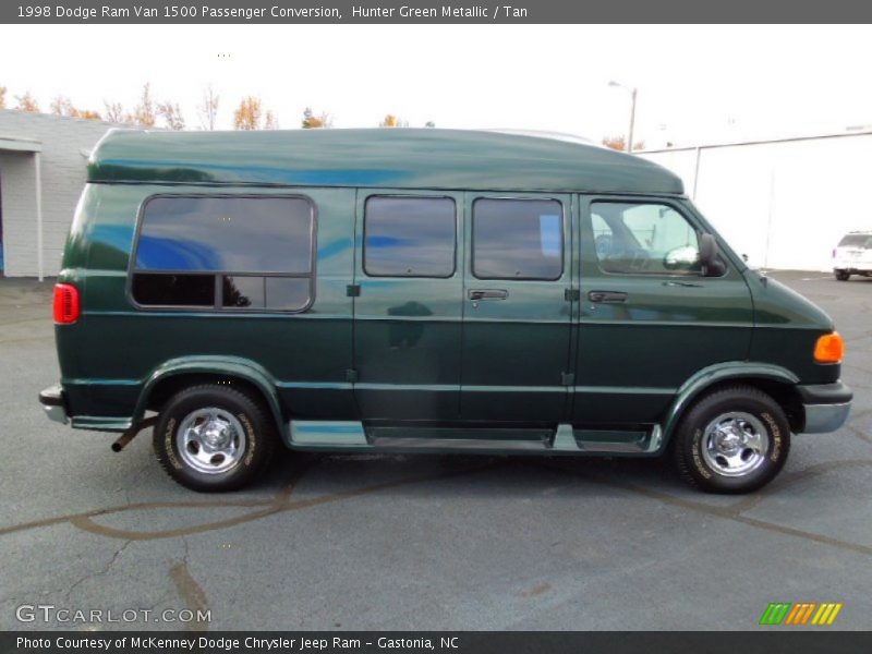Hunter Green Metallic / Tan 1998 Dodge Ram Van 1500 Passenger Conversion