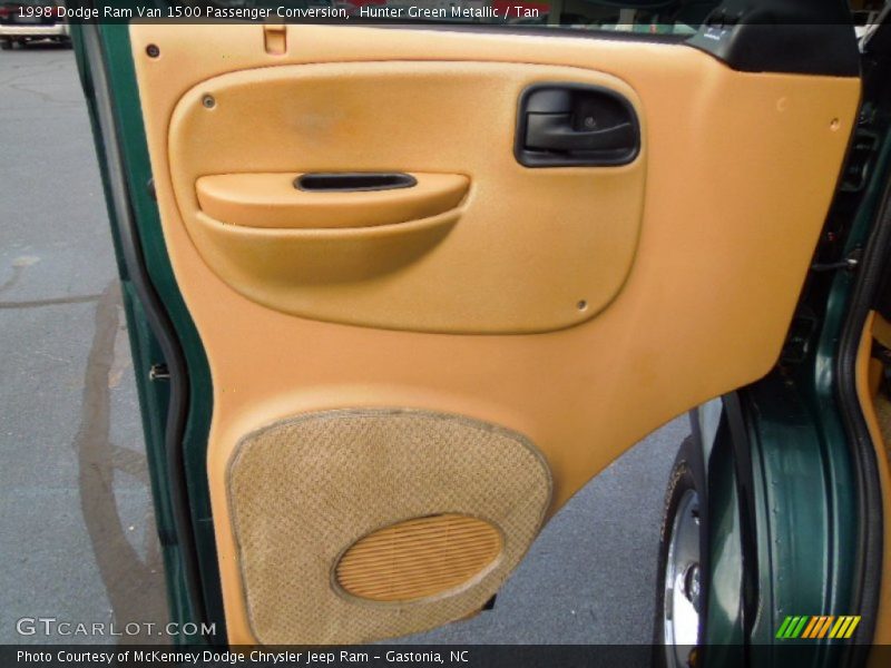 Hunter Green Metallic / Tan 1998 Dodge Ram Van 1500 Passenger Conversion