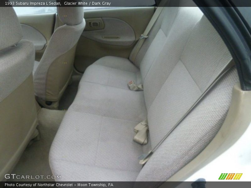 Glacier White / Dark Gray 1993 Subaru Impreza L Sedan