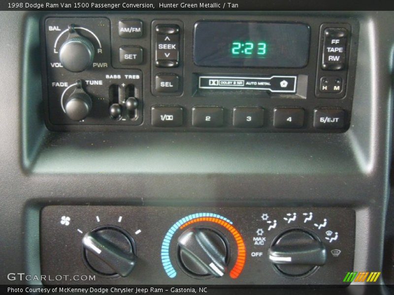 Hunter Green Metallic / Tan 1998 Dodge Ram Van 1500 Passenger Conversion