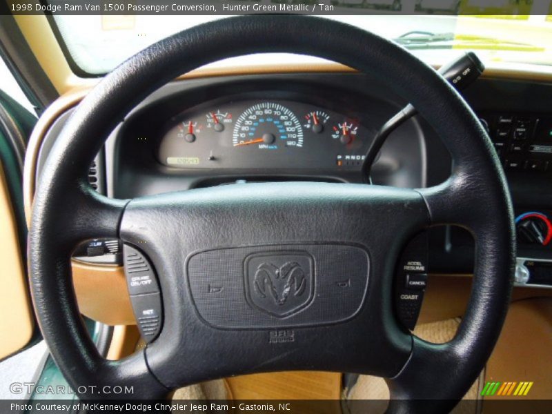 Hunter Green Metallic / Tan 1998 Dodge Ram Van 1500 Passenger Conversion