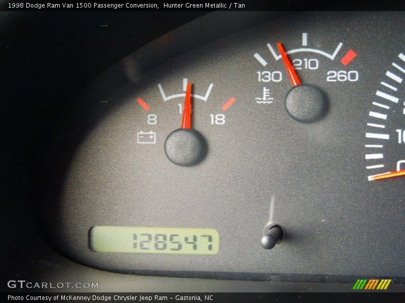 Hunter Green Metallic / Tan 1998 Dodge Ram Van 1500 Passenger Conversion