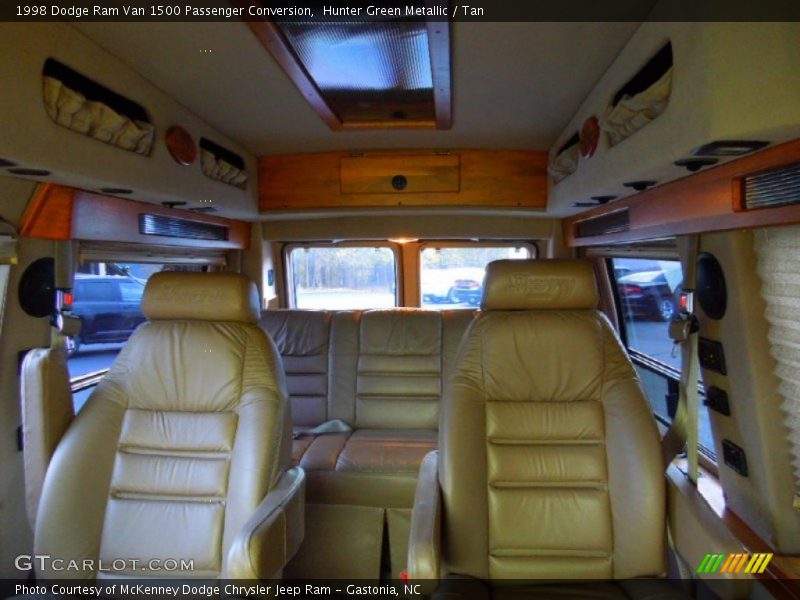 Hunter Green Metallic / Tan 1998 Dodge Ram Van 1500 Passenger Conversion