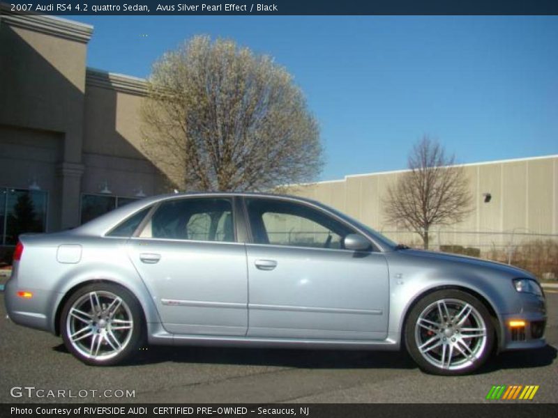 Avus Silver Pearl Effect / Black 2007 Audi RS4 4.2 quattro Sedan