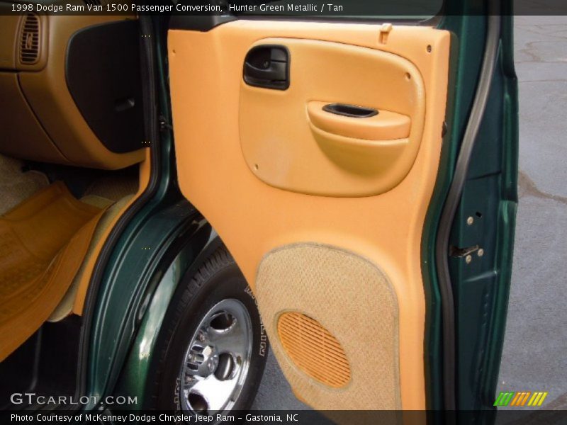 Hunter Green Metallic / Tan 1998 Dodge Ram Van 1500 Passenger Conversion
