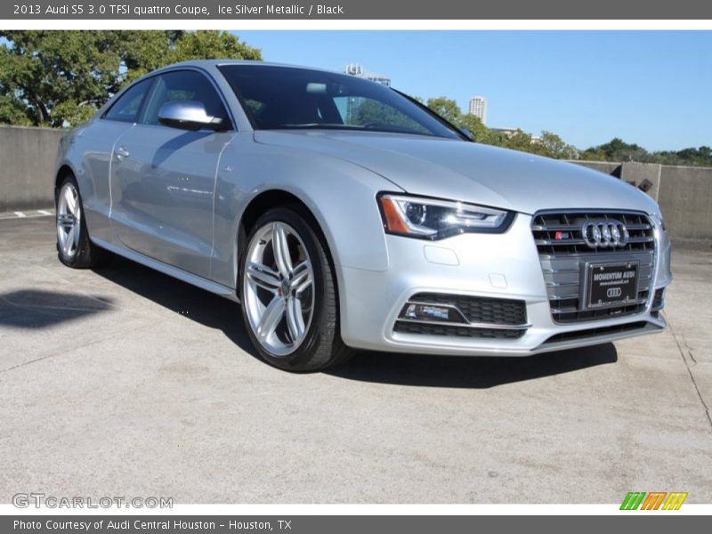 Ice Silver Metallic / Black 2013 Audi S5 3.0 TFSI quattro Coupe