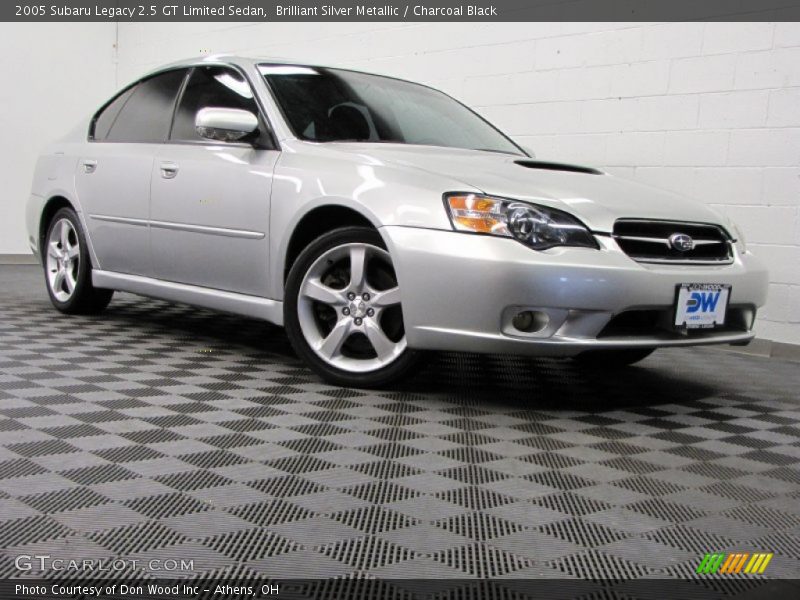 Brilliant Silver Metallic / Charcoal Black 2005 Subaru Legacy 2.5 GT Limited Sedan