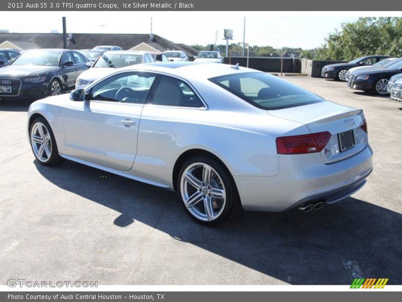 Ice Silver Metallic / Black 2013 Audi S5 3.0 TFSI quattro Coupe