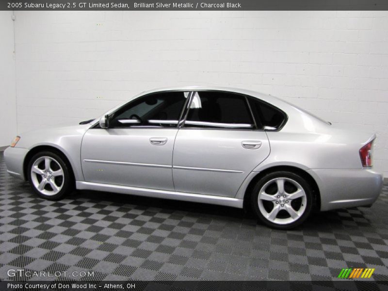 Brilliant Silver Metallic / Charcoal Black 2005 Subaru Legacy 2.5 GT Limited Sedan
