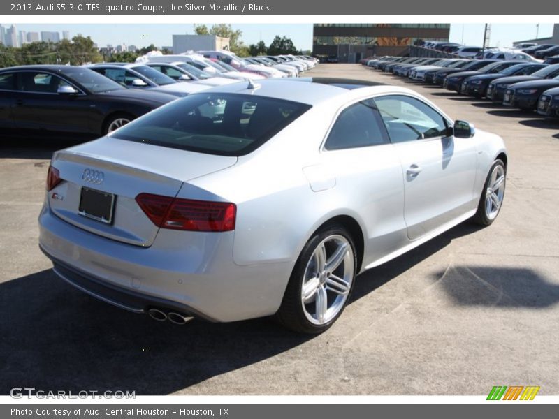 Ice Silver Metallic / Black 2013 Audi S5 3.0 TFSI quattro Coupe