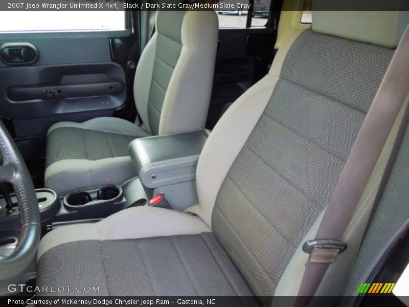 Black / Dark Slate Gray/Medium Slate Gray 2007 Jeep Wrangler Unlimited X 4x4