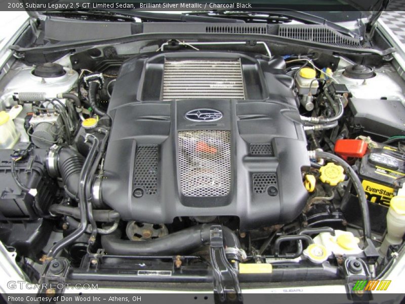 Brilliant Silver Metallic / Charcoal Black 2005 Subaru Legacy 2.5 GT Limited Sedan