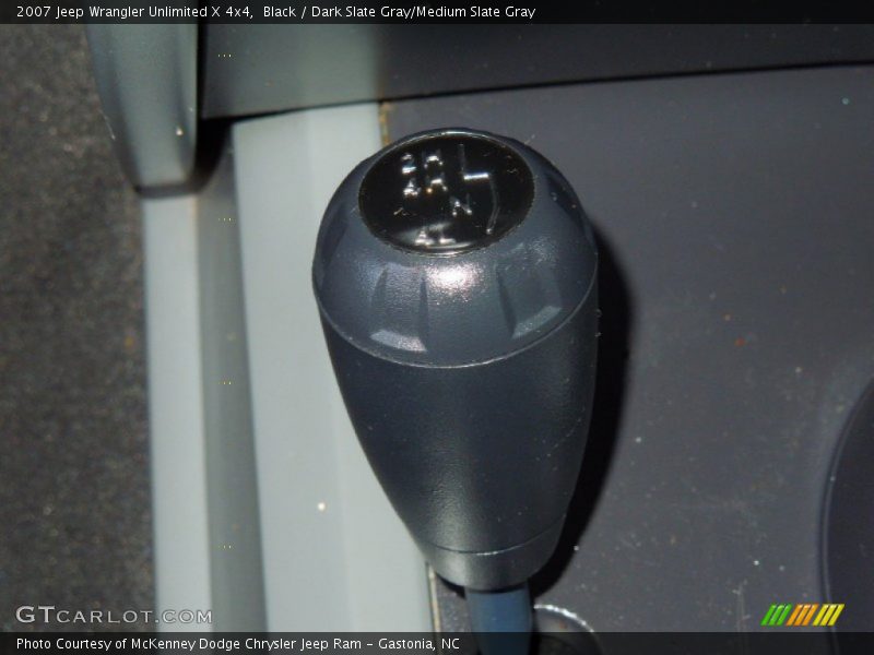 Black / Dark Slate Gray/Medium Slate Gray 2007 Jeep Wrangler Unlimited X 4x4
