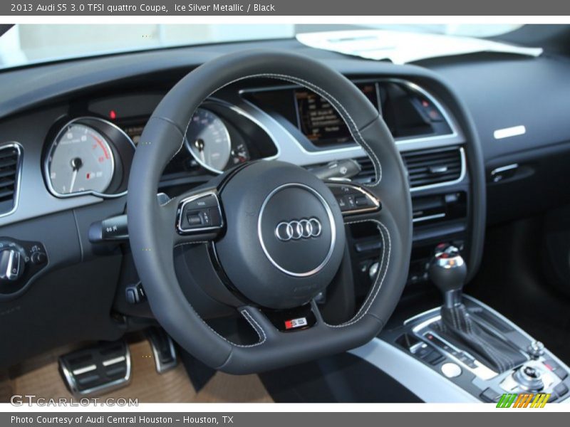 Ice Silver Metallic / Black 2013 Audi S5 3.0 TFSI quattro Coupe