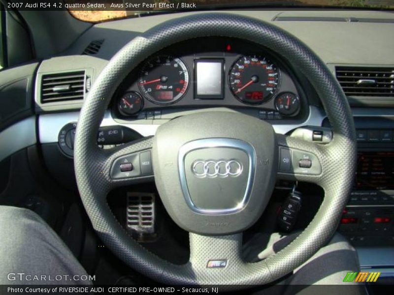 Avus Silver Pearl Effect / Black 2007 Audi RS4 4.2 quattro Sedan