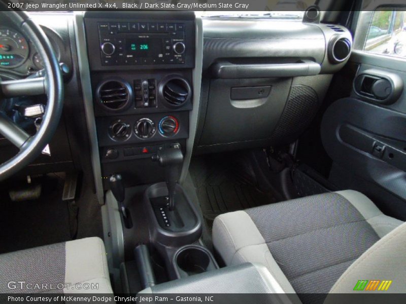 Black / Dark Slate Gray/Medium Slate Gray 2007 Jeep Wrangler Unlimited X 4x4