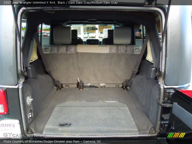 Black / Dark Slate Gray/Medium Slate Gray 2007 Jeep Wrangler Unlimited X 4x4