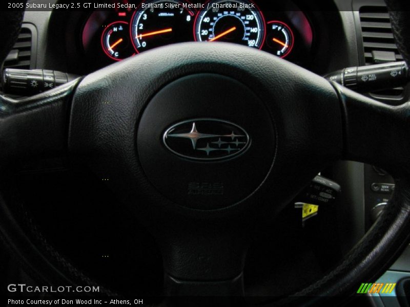 Brilliant Silver Metallic / Charcoal Black 2005 Subaru Legacy 2.5 GT Limited Sedan