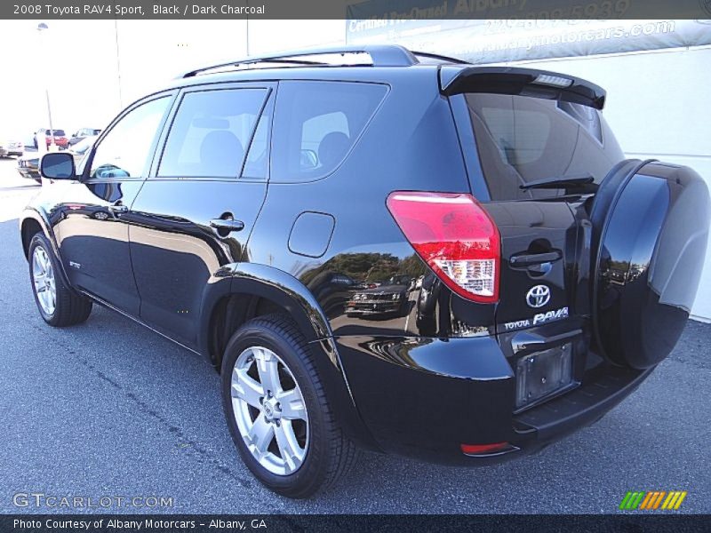 Black / Dark Charcoal 2008 Toyota RAV4 Sport