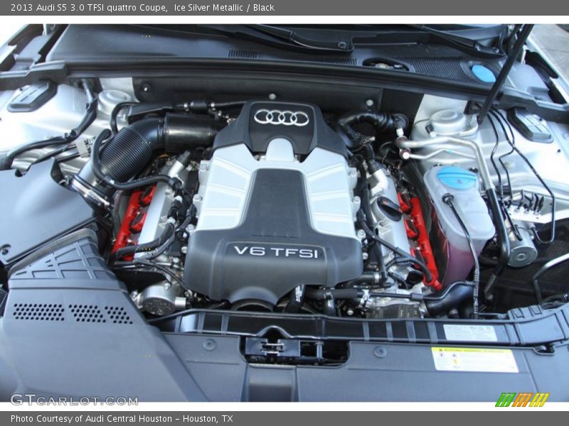 Ice Silver Metallic / Black 2013 Audi S5 3.0 TFSI quattro Coupe