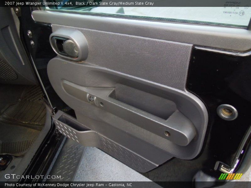 Black / Dark Slate Gray/Medium Slate Gray 2007 Jeep Wrangler Unlimited X 4x4