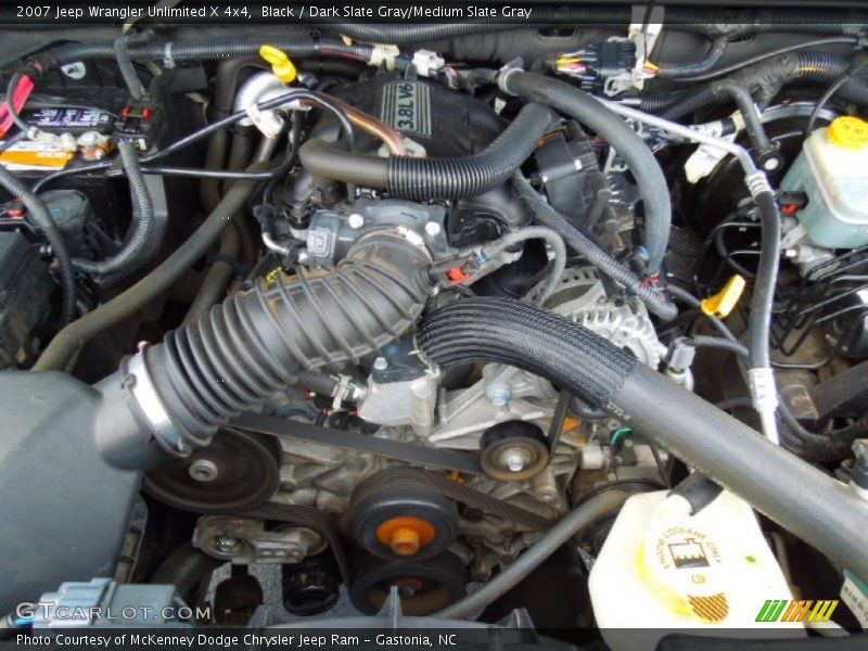 Black / Dark Slate Gray/Medium Slate Gray 2007 Jeep Wrangler Unlimited X 4x4
