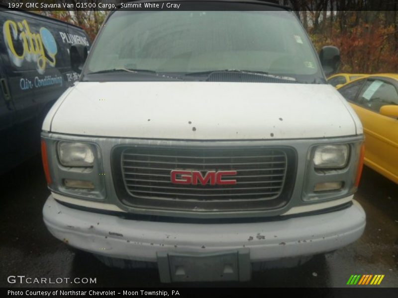 Summit White / Gray 1997 GMC Savana Van G1500 Cargo