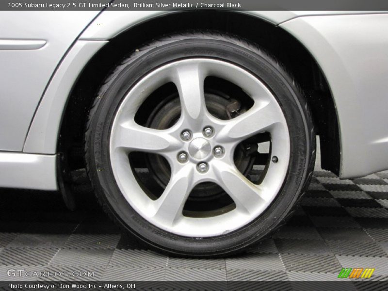 Brilliant Silver Metallic / Charcoal Black 2005 Subaru Legacy 2.5 GT Limited Sedan