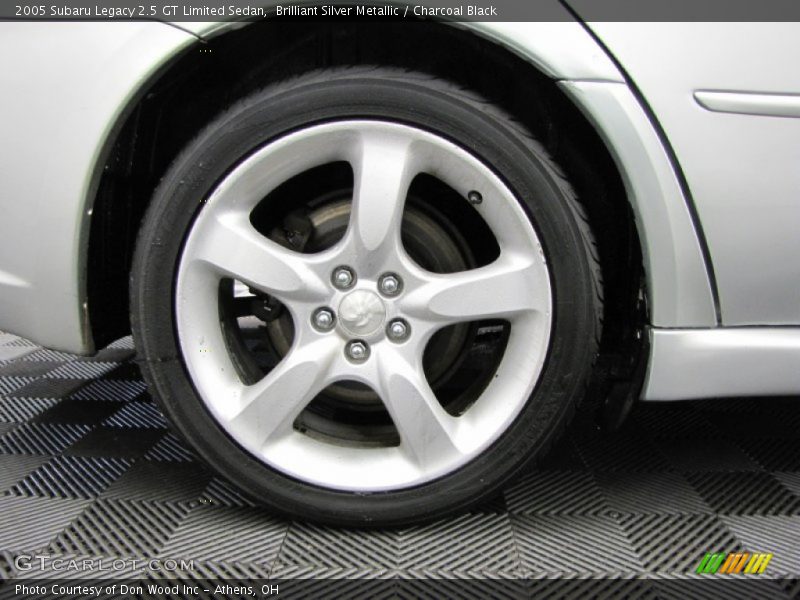 Brilliant Silver Metallic / Charcoal Black 2005 Subaru Legacy 2.5 GT Limited Sedan