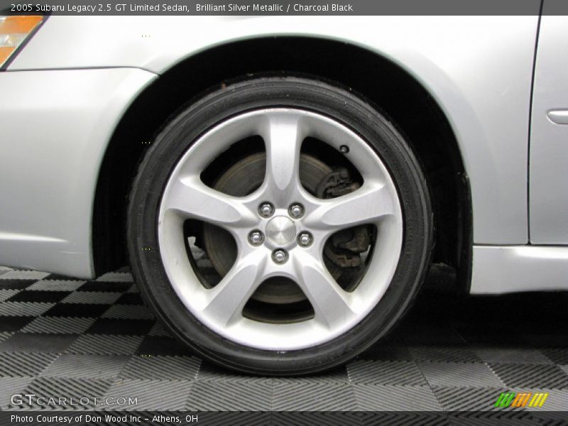 Brilliant Silver Metallic / Charcoal Black 2005 Subaru Legacy 2.5 GT Limited Sedan