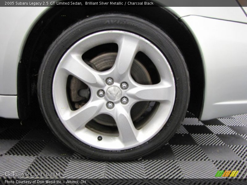 Brilliant Silver Metallic / Charcoal Black 2005 Subaru Legacy 2.5 GT Limited Sedan