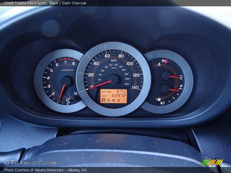 Black / Dark Charcoal 2008 Toyota RAV4 Sport