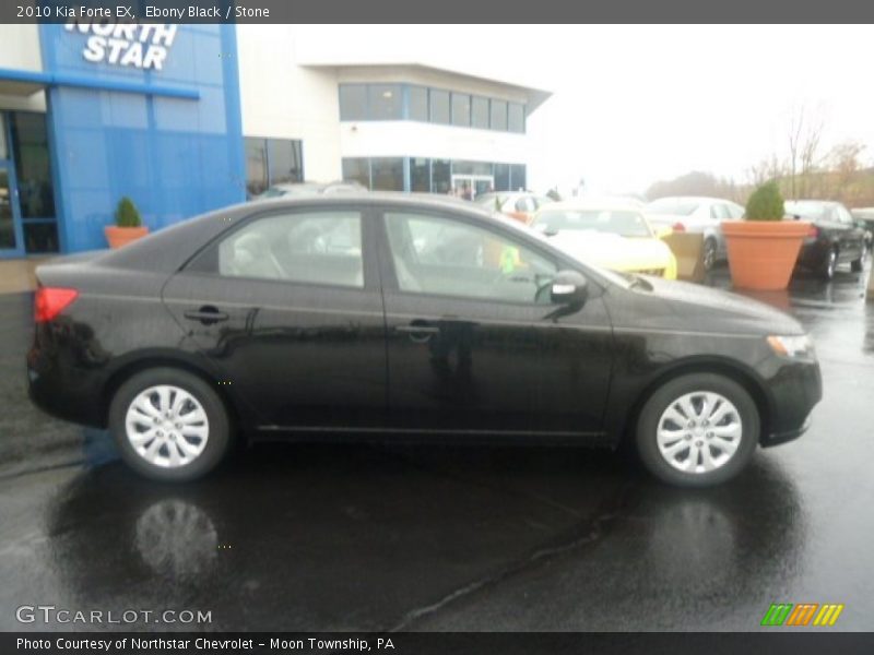 Ebony Black / Stone 2010 Kia Forte EX