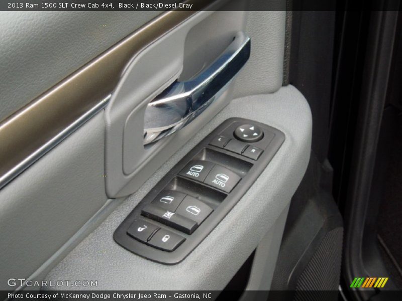 Black / Black/Diesel Gray 2013 Ram 1500 SLT Crew Cab 4x4