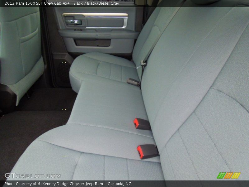 Black / Black/Diesel Gray 2013 Ram 1500 SLT Crew Cab 4x4