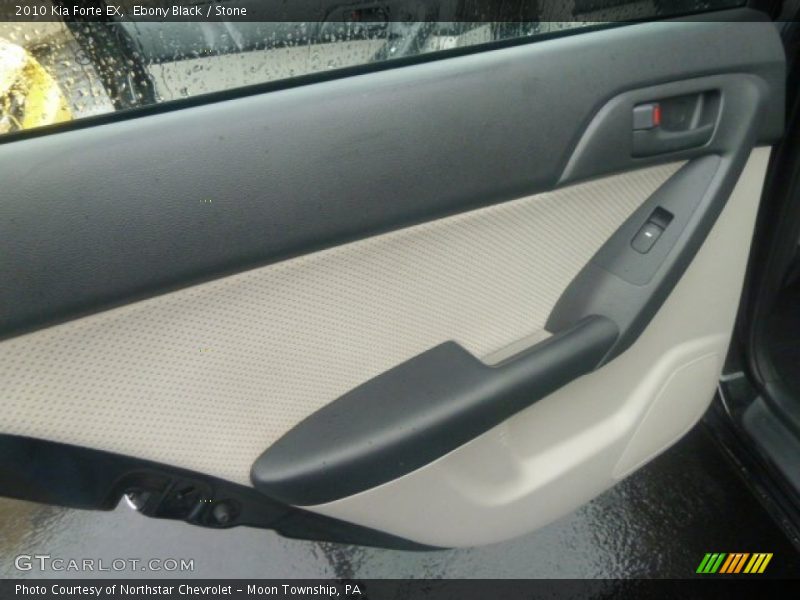 Ebony Black / Stone 2010 Kia Forte EX