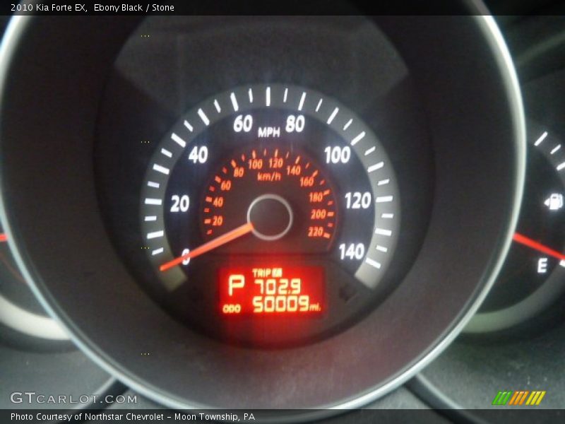 Ebony Black / Stone 2010 Kia Forte EX