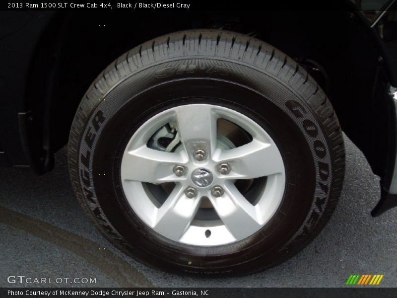 Black / Black/Diesel Gray 2013 Ram 1500 SLT Crew Cab 4x4