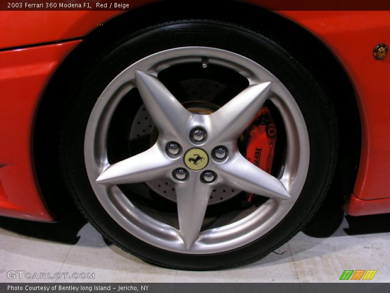 Red / Beige 2003 Ferrari 360 Modena F1