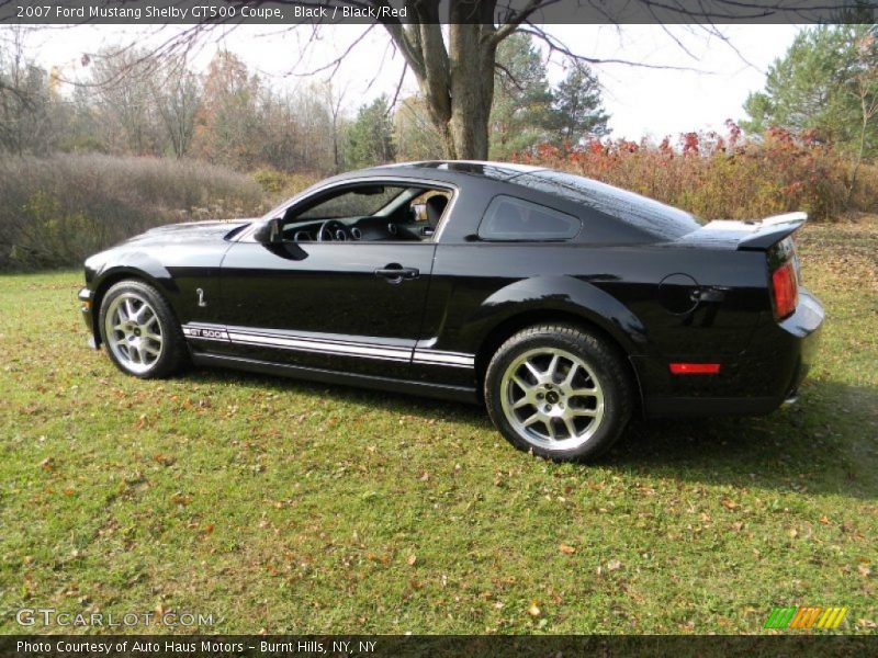 Black / Black/Red 2007 Ford Mustang Shelby GT500 Coupe