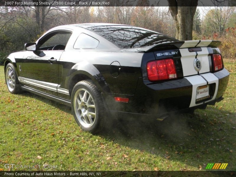 Black / Black/Red 2007 Ford Mustang Shelby GT500 Coupe