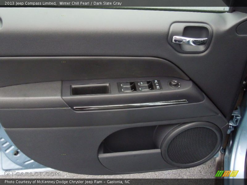 Winter Chill Pearl / Dark Slate Gray 2013 Jeep Compass Limited