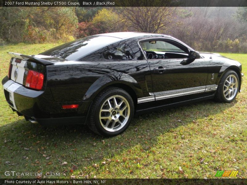 Black / Black/Red 2007 Ford Mustang Shelby GT500 Coupe