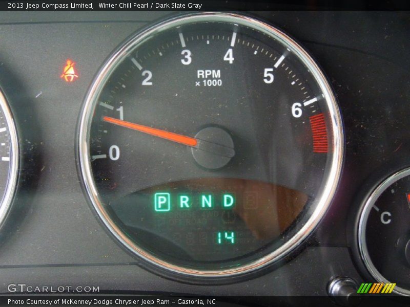 Winter Chill Pearl / Dark Slate Gray 2013 Jeep Compass Limited