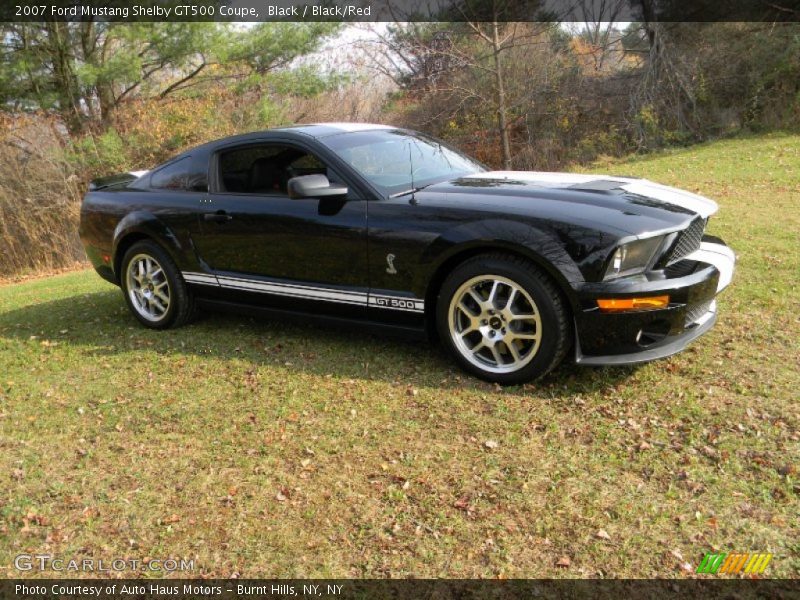 Black / Black/Red 2007 Ford Mustang Shelby GT500 Coupe