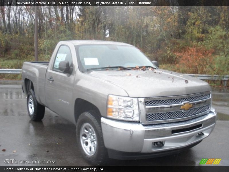 Graystone Metallic / Dark Titanium 2013 Chevrolet Silverado 1500 LS Regular Cab 4x4