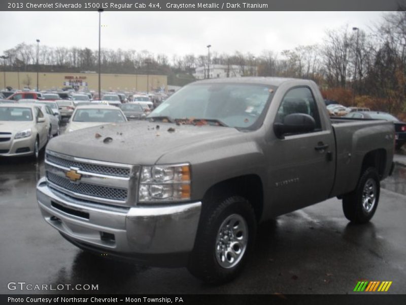 Graystone Metallic / Dark Titanium 2013 Chevrolet Silverado 1500 LS Regular Cab 4x4