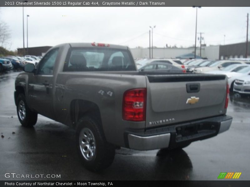 Graystone Metallic / Dark Titanium 2013 Chevrolet Silverado 1500 LS Regular Cab 4x4